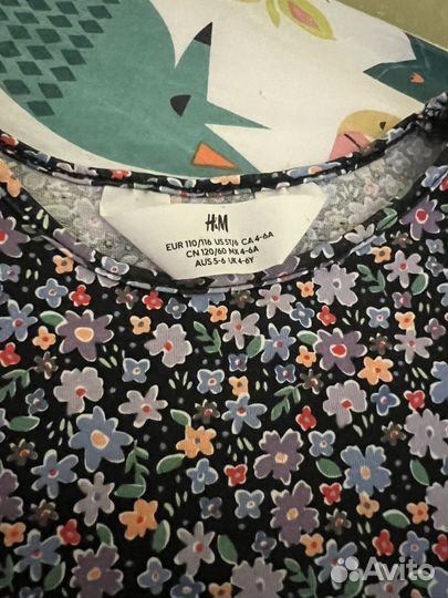 Платья на девочку H&M 110/116