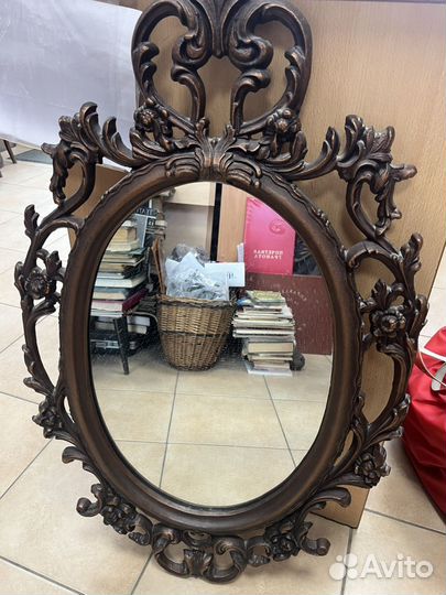 Шикарное большое заркало СССР. Винтаж