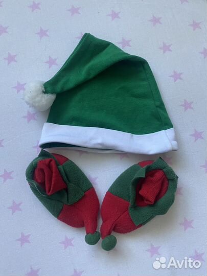 Шапочка и тапочки