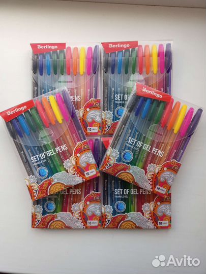 Набор цветных гелевых ручек Berlingo