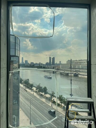 Полировка/ шлифовка стеклопакетов/Удаление царапин