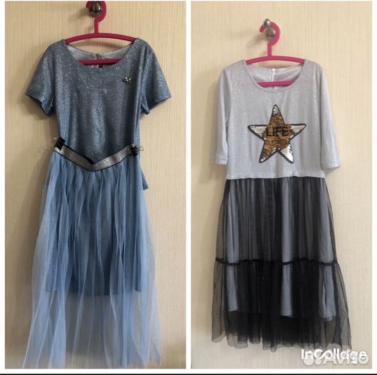 Платье для девочки на рост от 134 до 146 нарядное