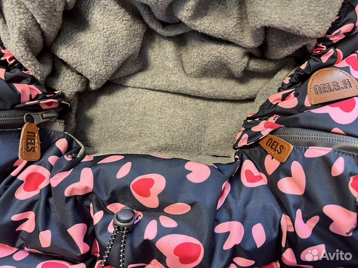 Конверт в коляску с муфтой Nels