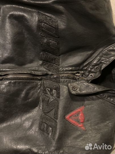 Кожаная мотокуртка мужская Dainese 52