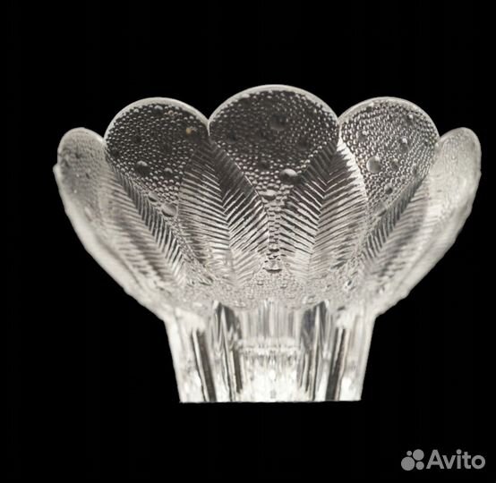 Салатник конфетница хрустальная винтаж Германия