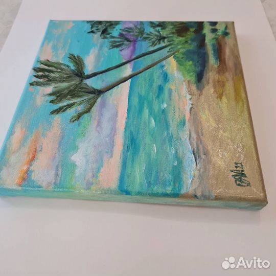 Картина маслом на холсте пейзаж