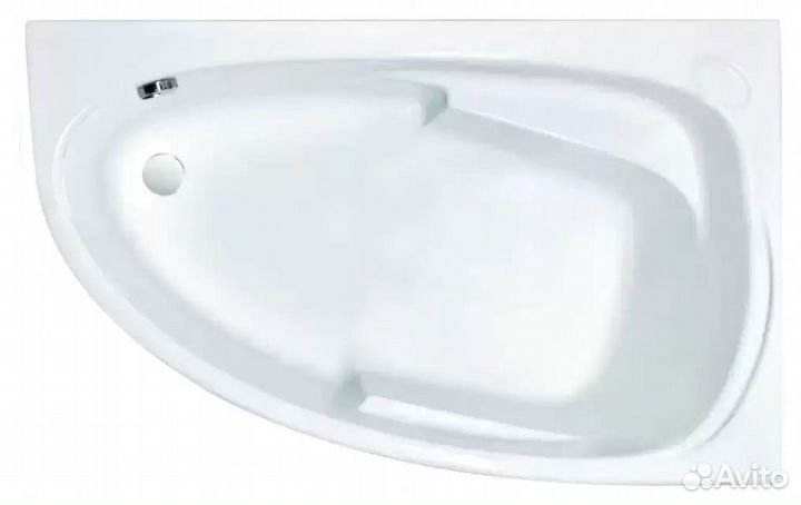 Ванна асимметричная joanna 160x95 правая cersanit