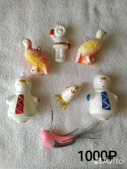 Ёлочные игрушки СССР