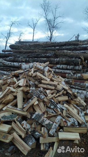Дрова березовые колотые с доставкой