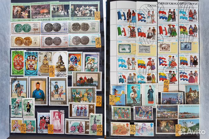 Марки. Этнос. Национальные одежда, танцы, изделия