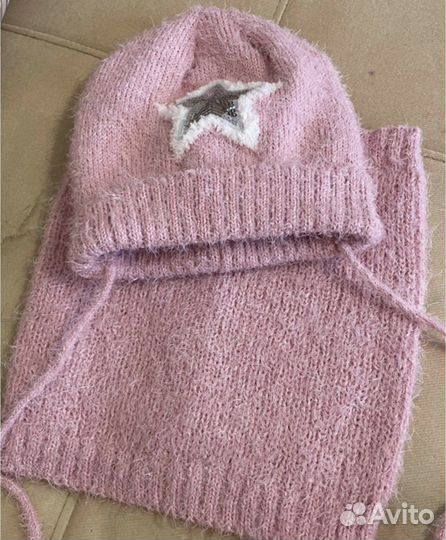 Шапка+снуд на девочку