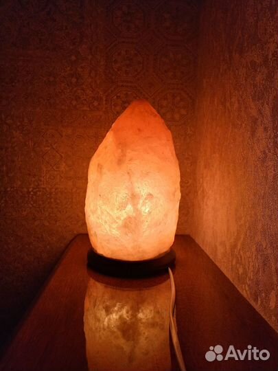 Соляная лампа из розовой гималайской соли