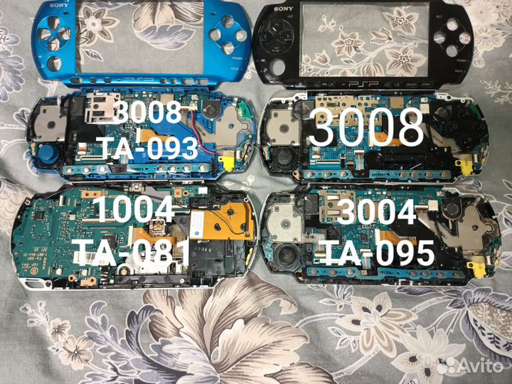 Платы, дисплеи, карты памяти для PSP