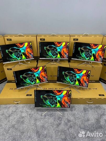 Новые безрамочные моноблоки 24'', Core i5, 8/250GB