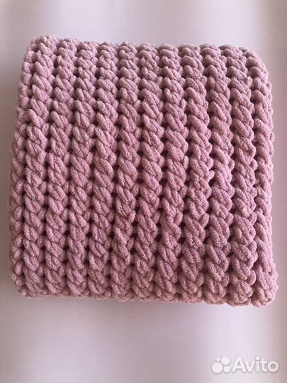 Плед детский вязаный