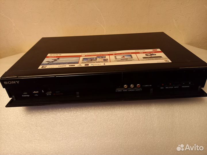 Dvd рекордер sony rdr-at100