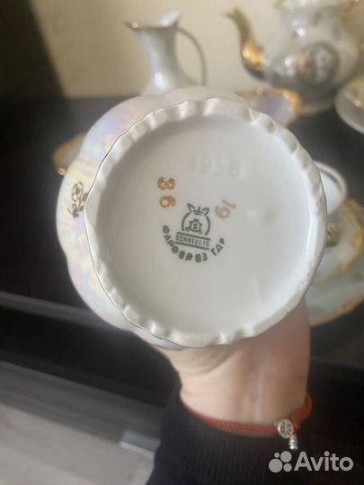 Набор столовой посуды Мадонна гдр 1958 г