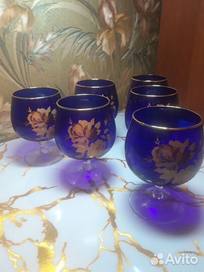 Цветной хрусталь Богемия. Времен СССР