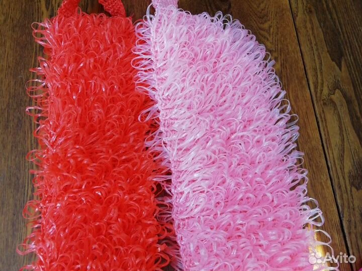 Мочалки ручной вязки