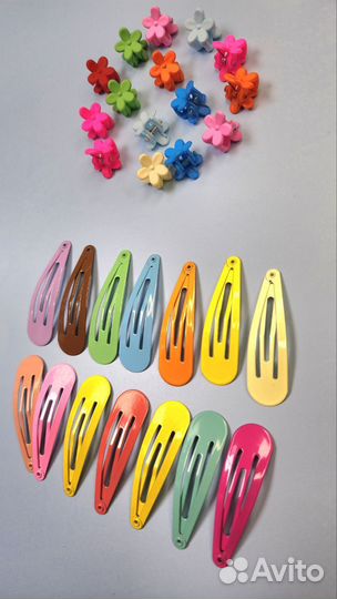 Набор заколок и резинок для волос 780 шт