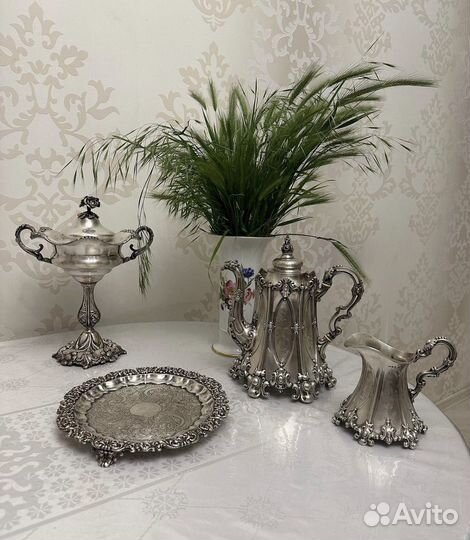 Антиквариат, серебро, 19 век