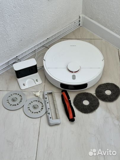 Робот пылесос xiaomi robot vacuum s10+ белый