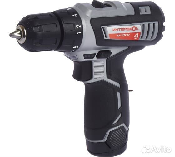 Шуруповерт интерскол да-123эр-02 комби 12V