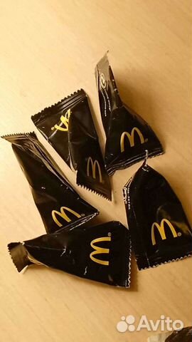 Macdonalds стикеры/сахар д/коллекции