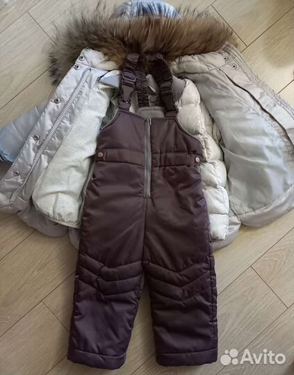 Зимний костюм для девочки 86