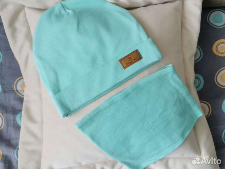 Шапка + снуд Минидино 50р