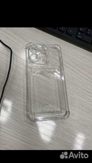 Чехол на iPhone 14 pro прозрачный