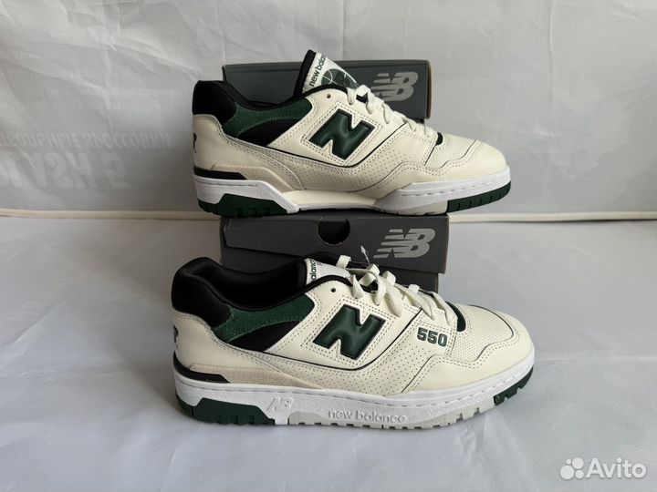 Кеды New Balance 550 Sie Salt Pine Green Оригинал