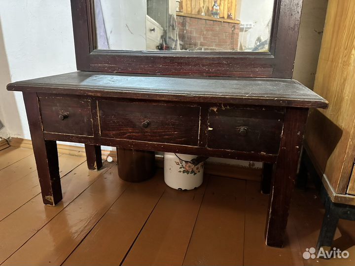 Трюмо трельяж с зеркалом СССР