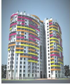 2-к. квартира, 62,3 м², 12/17 эт.