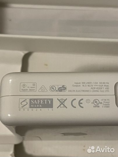 Новый оригинальный блок питания Magsafe 2 85w