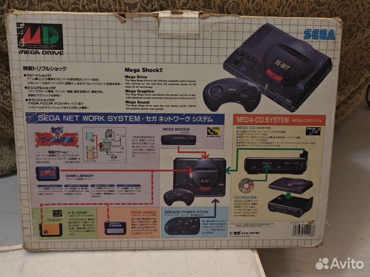 Sega mega drive model 1 japan ntsc va5