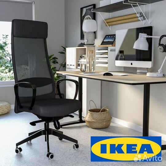 Офисное кресло IKEA маркус бесплатная доставка