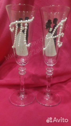 Фужеры на свадьбу
