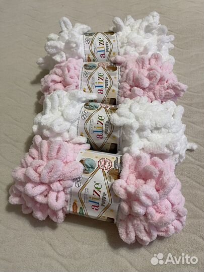 Новые мотки пряжи alize puffy