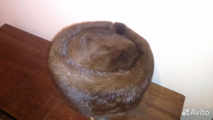 Шапка норковая женская 2штуки