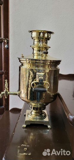 Самовар на дровах старинный