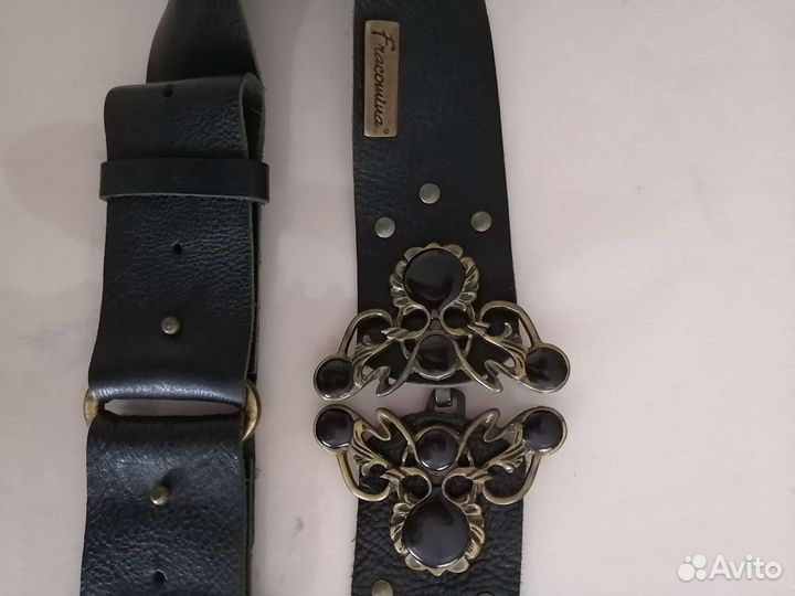 Ремень кожаный