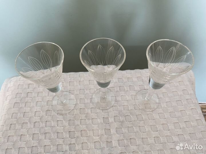 Рюмки стекло хрусталь