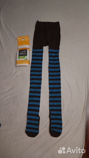 Колготки из шерсти мериноса 140-146