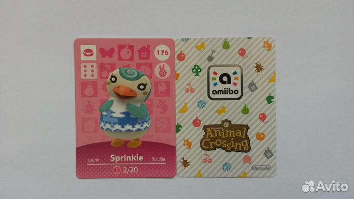 17. Animal Crossing amiibo-карты (171-180) 4U