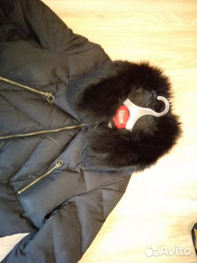 Пуховик черный