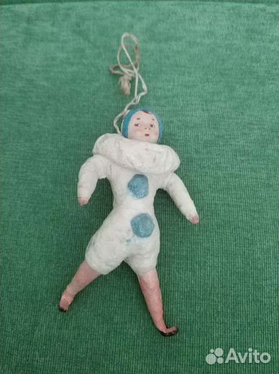 Арлекин из ваты раритет