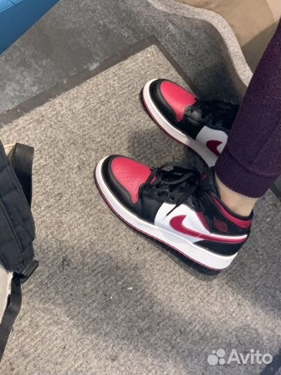 Nike Air Jordan 1 Mid Bred Toe оригинал