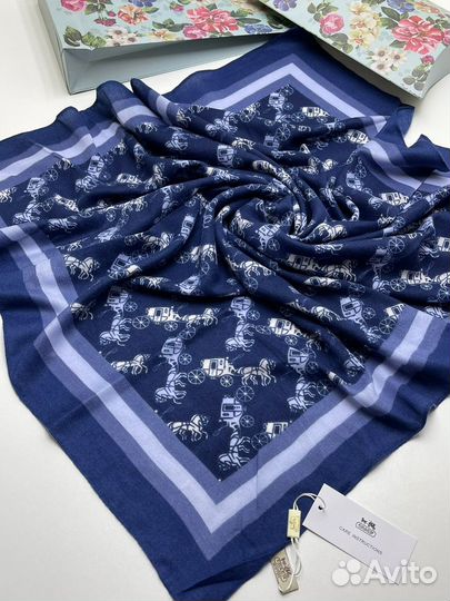 Кашемировый платок Coach 8 цветов