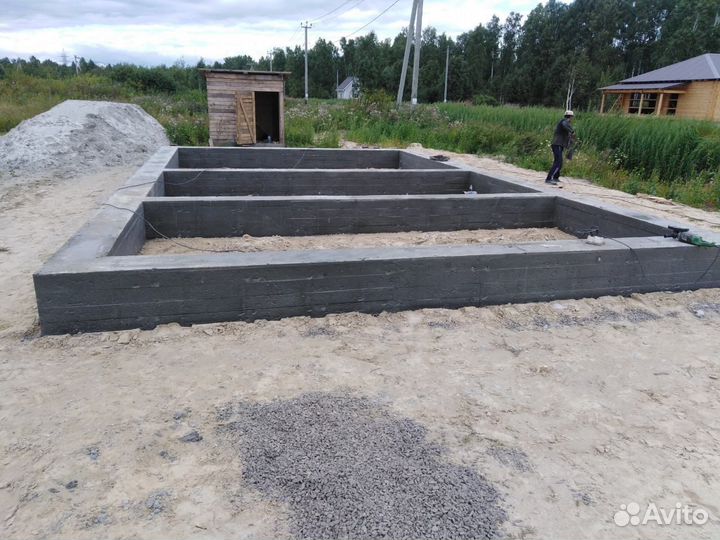 Сваи железобетонные с монтажом